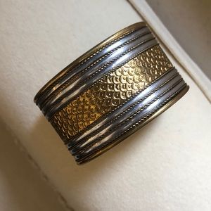 Mixed Metal Bracelet Cuff Made in India